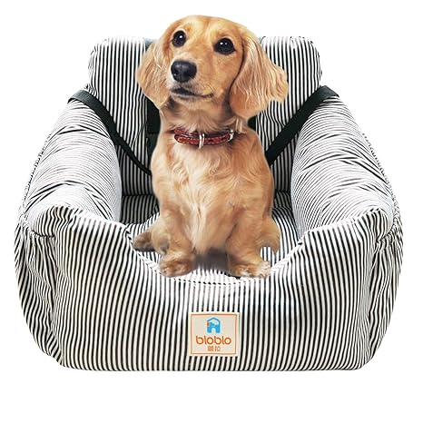 FRISTONE Hunde Autositz, Waschbar Auto Hundebett, Rutschfeste Katze Reisen Front Booster Sitze mit Abnehmbare HundeKissen, Ro