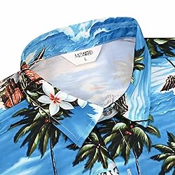 Hawaiian Shirt for Men, Beach Shirts for Mens