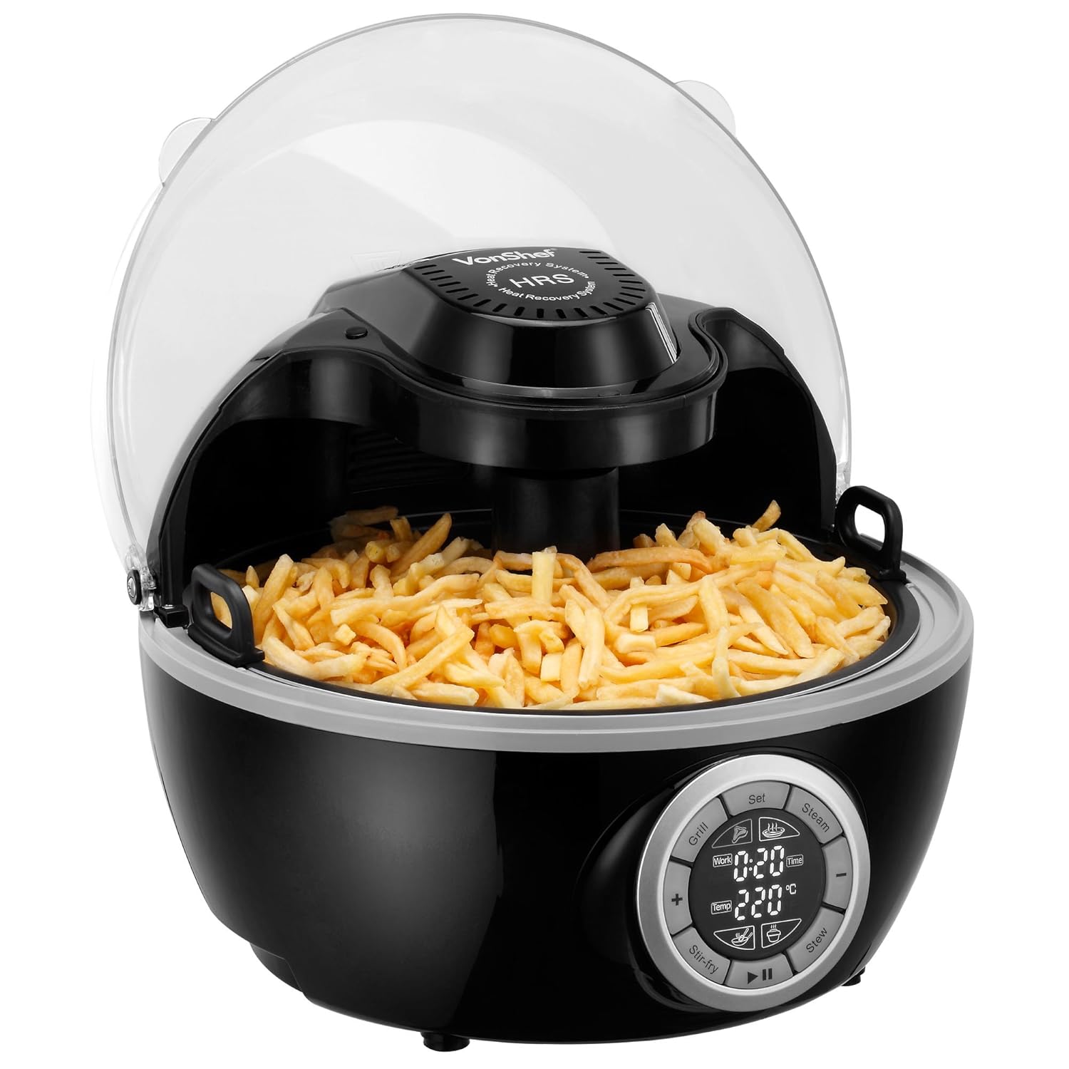 Vonshef Digital Air Fryer And Multi Cooker With 6 Cooking Options eBay