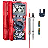 AstroAI Digital Multimeter, TRMS 6000 Counts Auto-Ranging Voltage Tester Voltmeter Measuring AC/DC Voltage Current, Capacitance Resistance Frequency Temperature Continuity Diodes with NCV