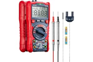 AstroAI Digital Multimeter, TRMS 6000 Counts Auto-Ranging Voltage Tester Voltmeter Measuring AC/DC Voltage Current, Capacitance Resistance Frequency Temperature Continuity Diodes with NCV