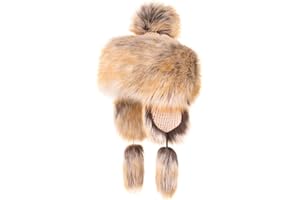 Futrzane Classic Ear Flaps Hat - Fur Trapper Hat for Women - Winter Ushanka Hat