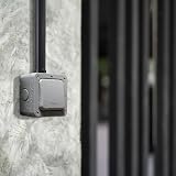 BG Electrical WP14 Outdoor Retractive Push Switch 2 Way Grey IP66 20A LED view 7