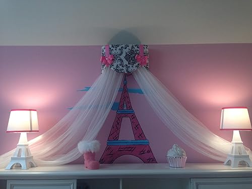 Amazon Com Crib Canopy Nursery Bed Crown Cornice Teester Swag