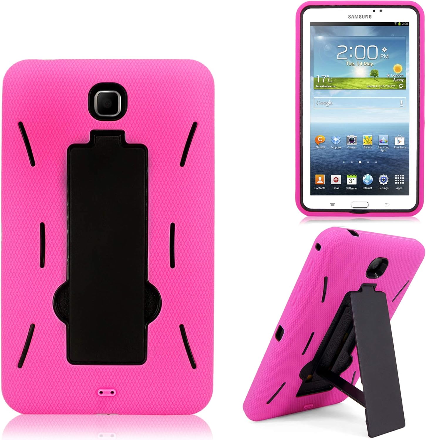 Cellularvilla Kickstand Case for Samsung Galaxy Tab 3 7