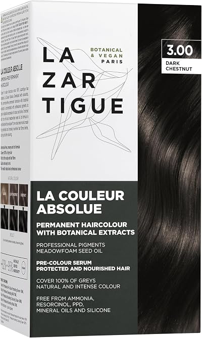 Lazartigue La Couleur Absolue 3.00 Dark Chestnut Hair Dye Kit