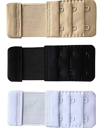 FIMS - Fashion is my style Bra Hook Extender-2 Hook - 3 Eye (with Extra Elastic)