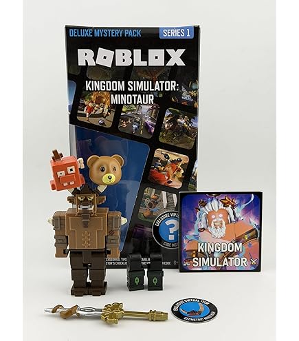 Amazon.com: Roblox Deluxe Mystery Pack Action Figure Series 1 2