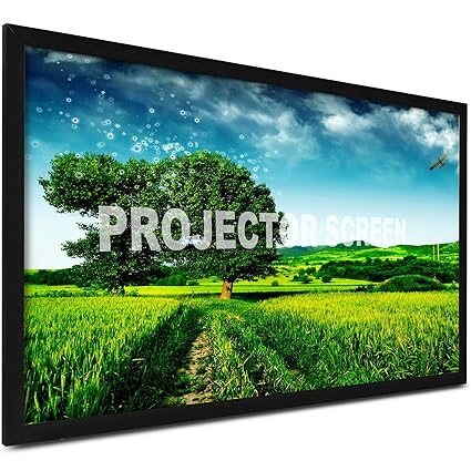 chrisun Pantalla de proyección 92pouces/100pouces/120pouces ...