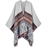 Breezy Lane Women's Shawl Wraps Warm Poncho Ruana Wrap Cardigan