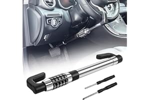 Steering Wheel Lock Anti-Theft Device, Esploratori Keyless Universal Anti Theft Car Device,Password Steering Wheel Lock,Car Lock,Car Anti Theft Device,Car Theft Prevention,(37.7in)