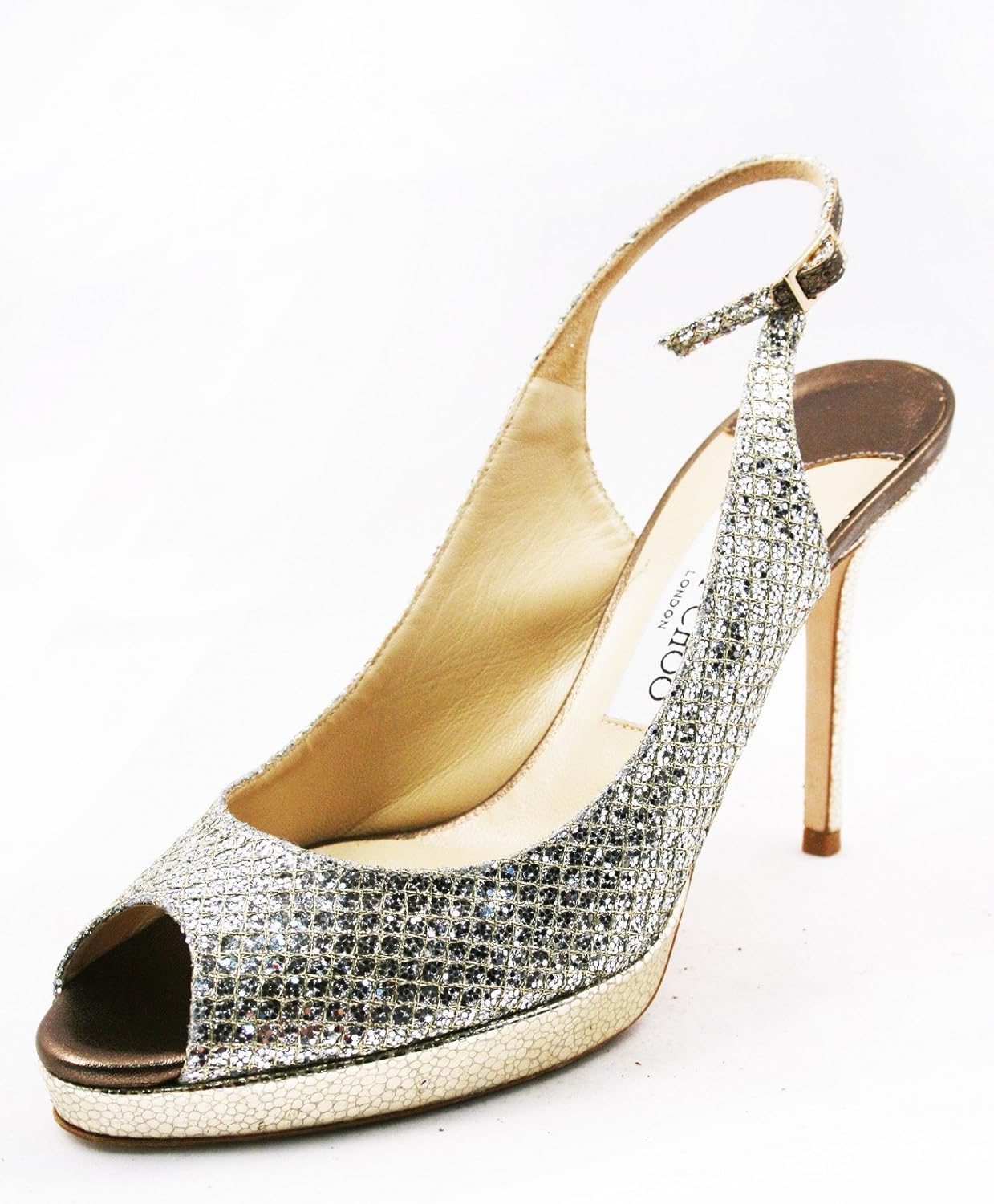champagne slingback heels