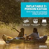 Intex Explorer K2 Kayak Yellow 2-Person Prior Model 400 lb Capacity view 2