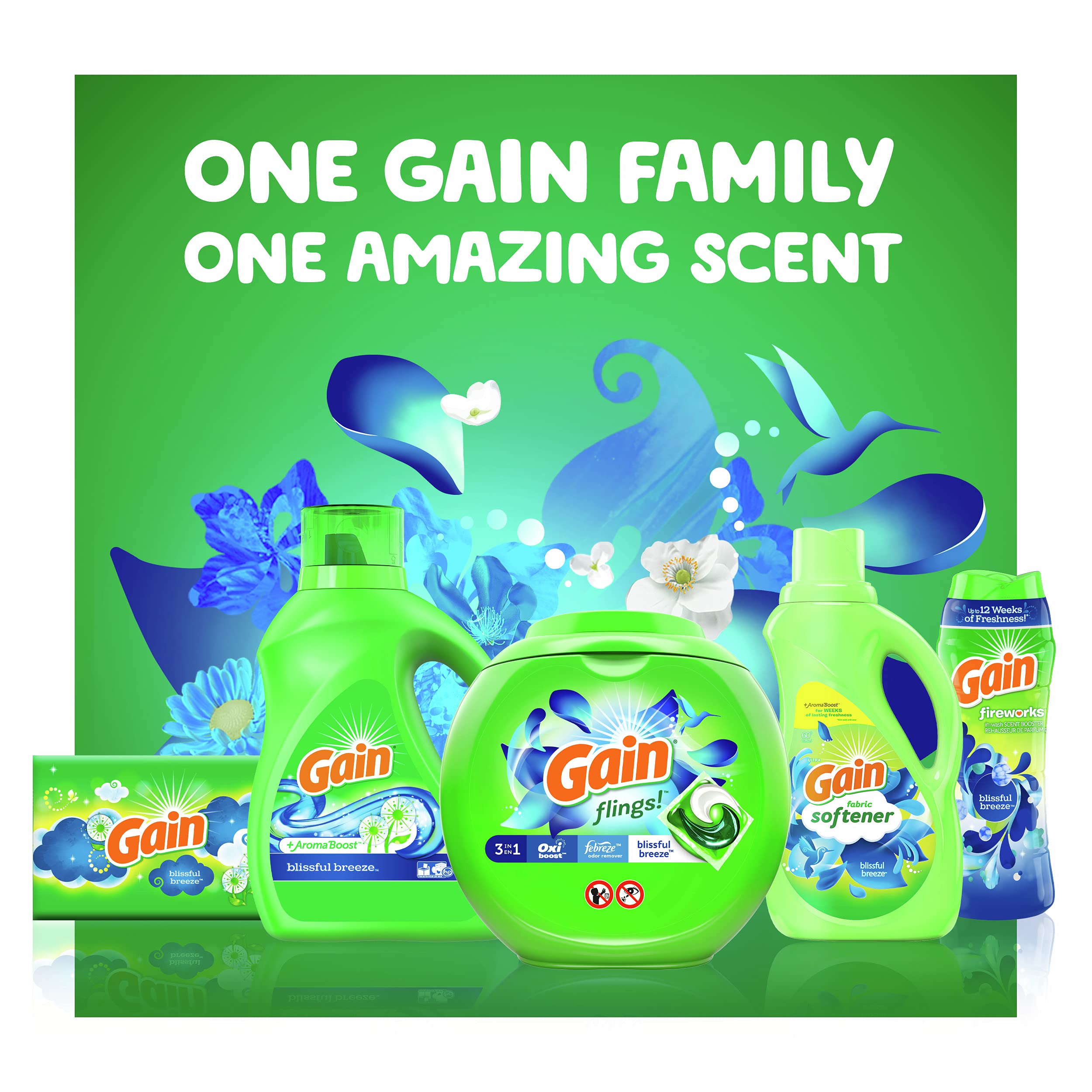 Gain flings! Laundry Detergent Soap Pods, High Efficiency (HE