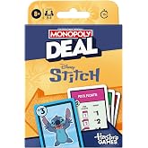 Monopoly Deal: Disney Stitch Edition Card Game | Based on Disney&rsquo;s Lilo &amp; Stitch | Officially Licensed Disney Kids Games | Ages 8+| 2-5 Players