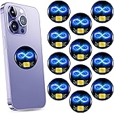 Zonon 18 Pieces Cell Phone Stickers Blocker Equipment Accessories for Laptops Computers(Blue Style)