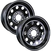 eCustomrim 2-Pack Trailer Wheel 15X5 15 Inch 5 Lug On 4.5 Black Modular Rim | 15 X 5 Rim, 5 Lug on 4.5 Inch Bolt Pattern, 3.19 Inch Center Bore, 1870 Lbs Max Load, For Trailer Tire Use Only