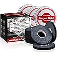 FRESINIDER Finger Tape - Strong Athletic Tape | 0.3” x 45 Feet (9 Pack) Tin Set | No Sticky Residue | for Rock Climbing, BJJ Jiu Jitsu, Grappling, Judo, MMA, Rock Climbing and Martial Arts (Black)