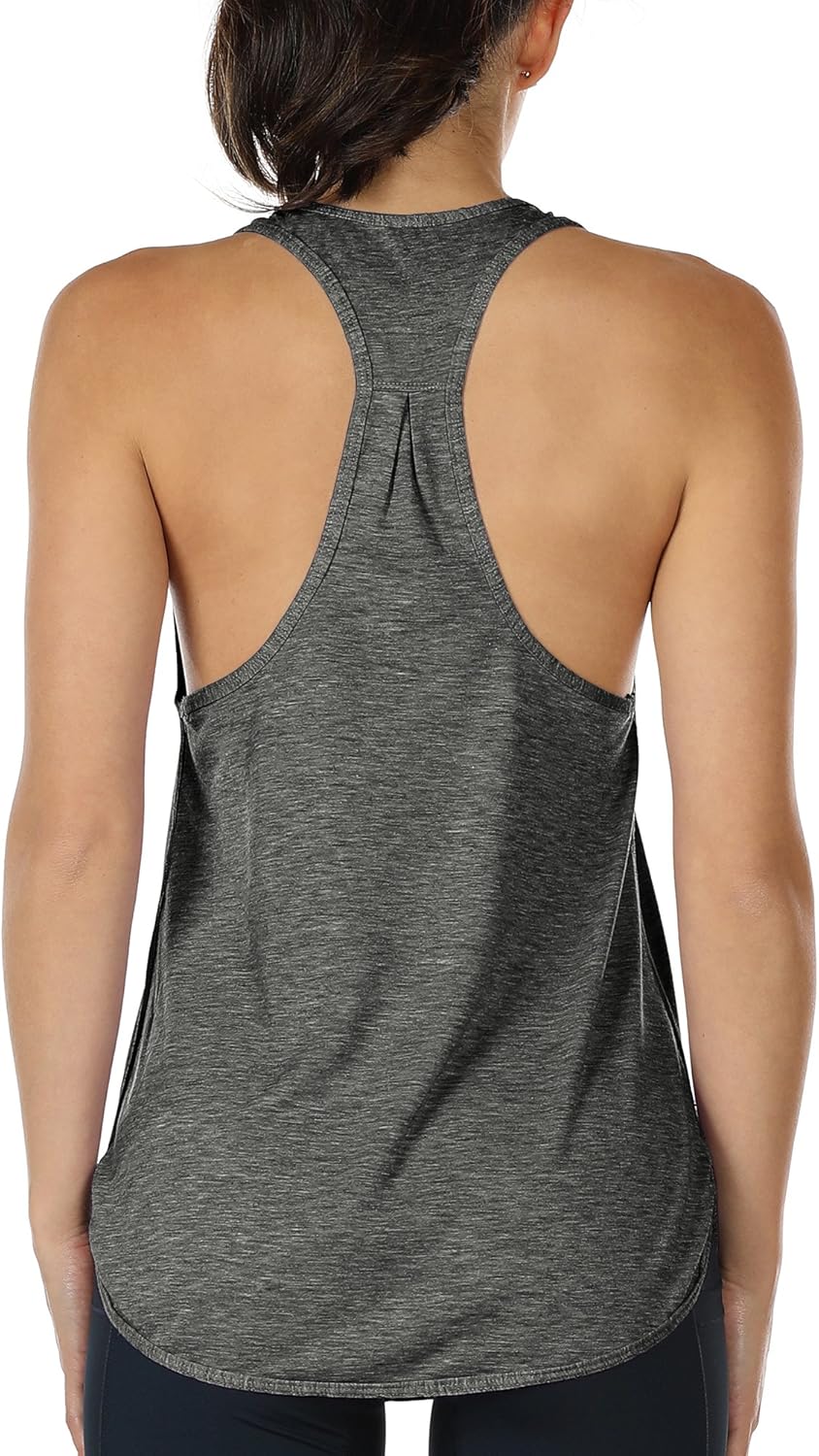 icyzone Yoga Sport Tank Top Damen Racerback Lauftop Fitness Running