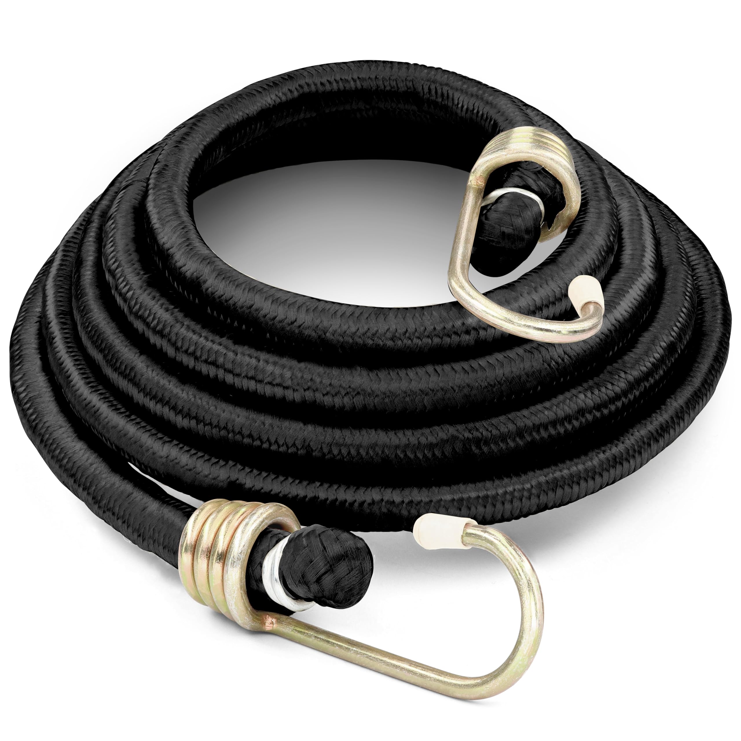 Photo 1 of 3 Pack 72-Inch Long Bungee Cords, Heavy Duty Bungee Straps With Durable Metal Hooks for Bikes, Camping, Outdoors, Great for Tie Downs, and Secure Your Cargo, Weatherproof, Abrasion Resistant - Ram Pro