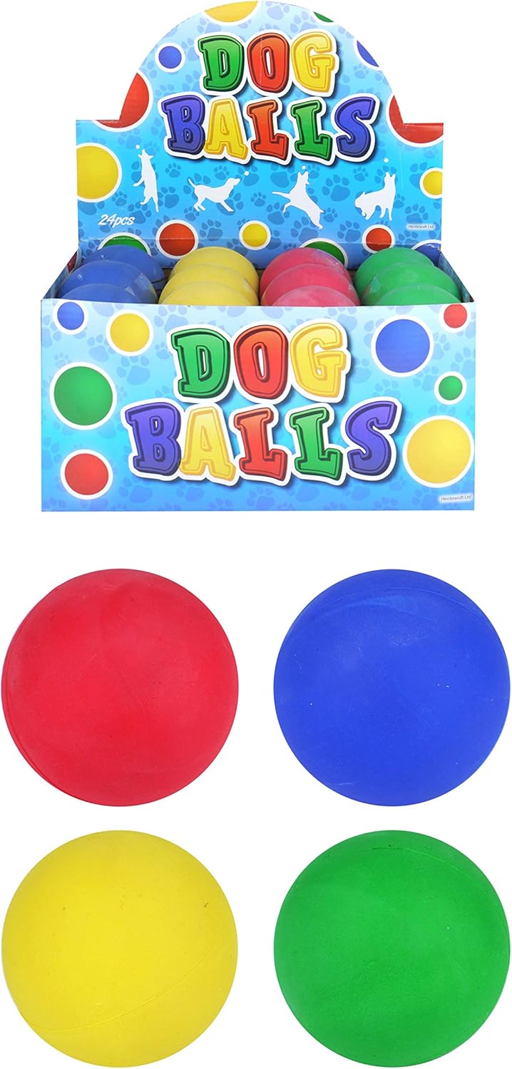 hard rubber dog ball