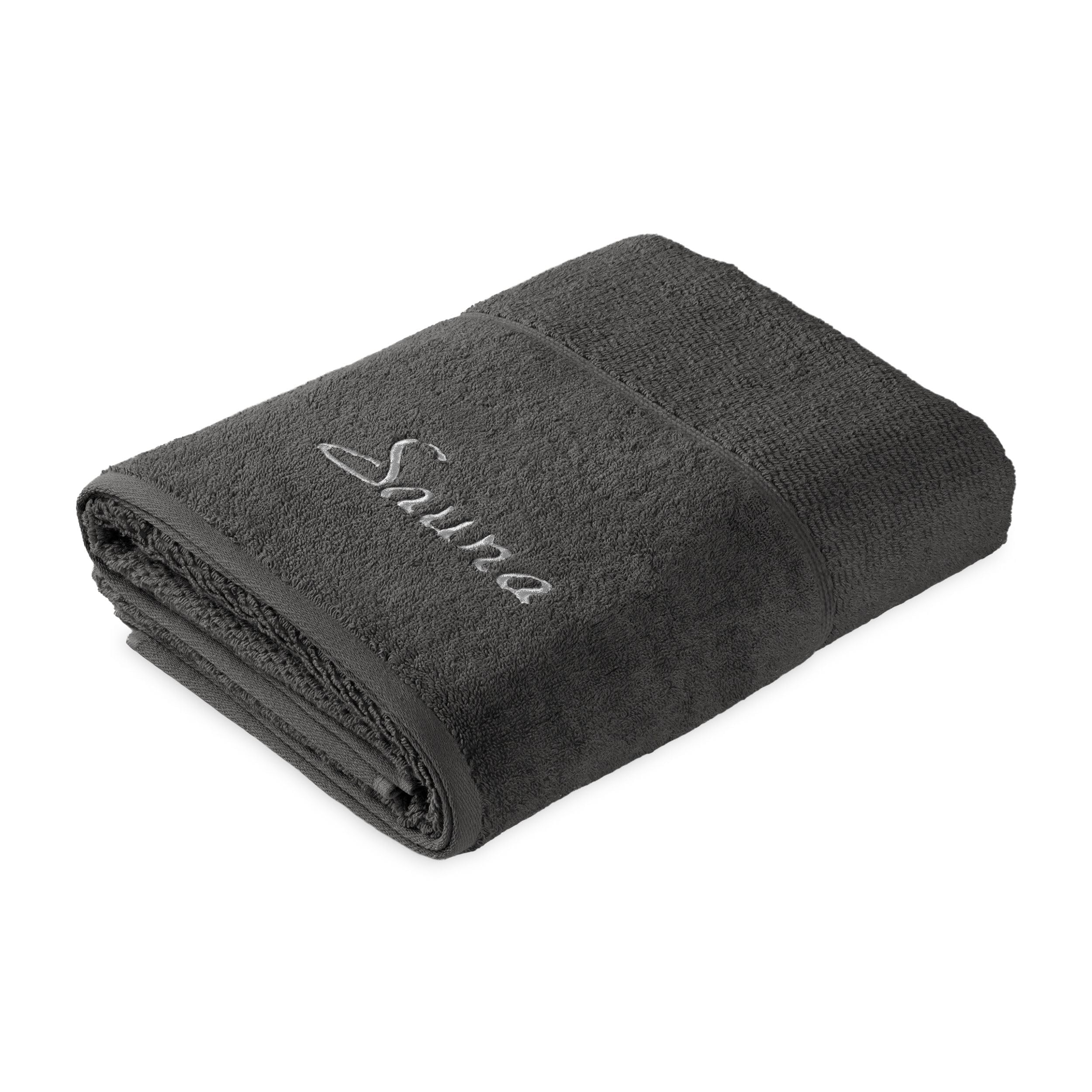 Frottana Pearl sauna towel 80 x 200 cm, 100% cotton, graphite