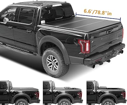 Amazon Com Lyon Cover 6 6 Ft Tri Fold Truck Bed Frp Hard Tonneau Cover Fit For 14 18 Chevrolet Silverado Gmc Sierra 1500 15 18 Chevrolet Silverado Gmc Sierra 2500 3500 Fleetside Truck Pickupbed Automotive