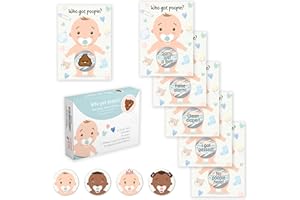 Party Hearty Baby Shower Games for Girl and Boy, 33 Poopie Emoji Scratch Off Lottery Tickets, Baby Games Ideas, Scratch Off Game.