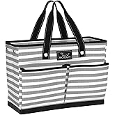 SCOUT Ben Pocket Tote - Large Multi-Use Tote Bag for, Nurses, Teachers, and Moms, 5 Pockets for Organizing, Breakaway Zipper