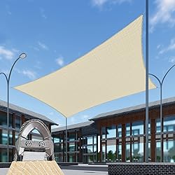 SunnyRoyal 25'x36' Sun Shade Sail Super A Ring Wire