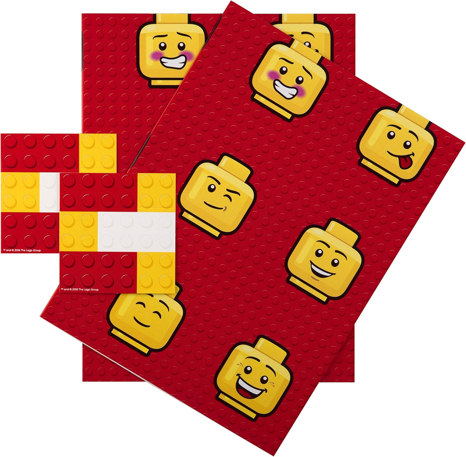 Any Occasion Lego Wrapping Paper & Tags from Hallmark 2 Sheets