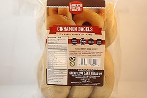Great Low Carb Bread Co. - Cinnamon Bagels - 3 Bags