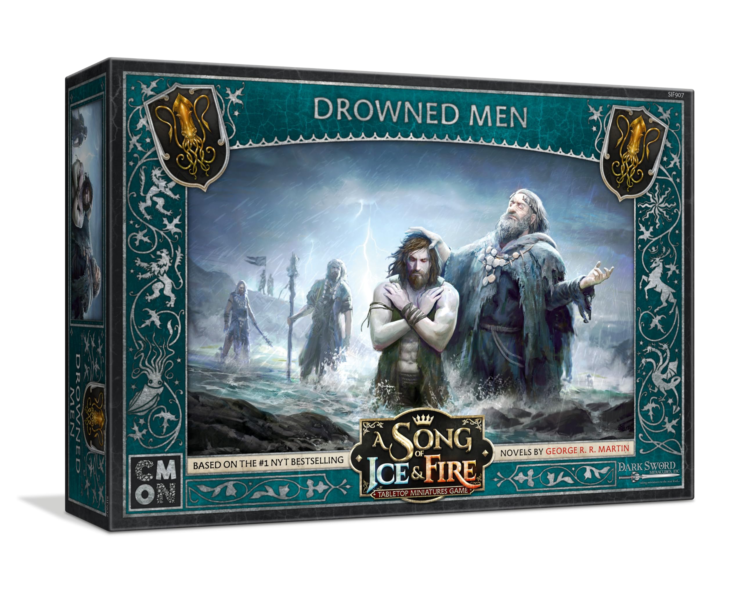 CMON A Song of Ice and Fire Tabletop Miniatures Game Drowned Men Unit Box - The Watery Wrath of House Greyjoy, Strategy Game for Adults, Ages 14+, 2+ Players, 45-60 Minute Playtime, Made