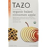 Tazo Organic Cinnamon Apple Rooibos Herbal Tea, 20 filter bag,1.76 OZ/ 50 g