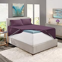 Nestl Twin XL Size Sheet Set, 4 Piece Extra Deep