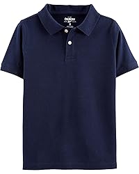 Osh Kosh Little Boy's Short Sleeve Uniform Polo