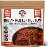 Nomad Nutrition &ndash; Indian Red Lentil Stew | High Energy, All Natural Ingredients | Plant-Based &amp; Non-GMO| Just Add Boiling Hot Water | 112g / 4oz (Pack of 1)