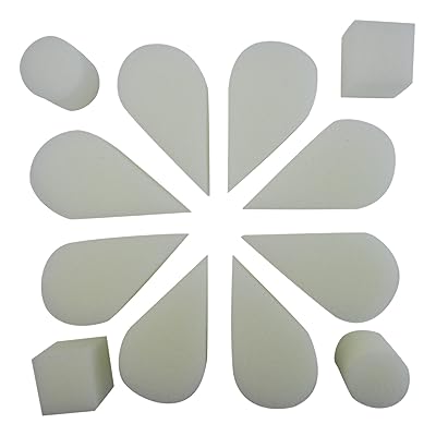 Ruby Red Paint, Inc. - Face Painting Petal Sponge, White