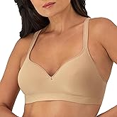 Bali Women's Wireless Bra DF3463, Comfort Revolution Full-Coverage Bras for Women, Moisture-Wicking, Wirefree