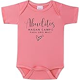 BIBIBLISSBABY Baby Announcements Ideas,Abuelitos Hagan Campo Para Uno Mas Spanish Pregnancy Announcement Infant Bodysuit