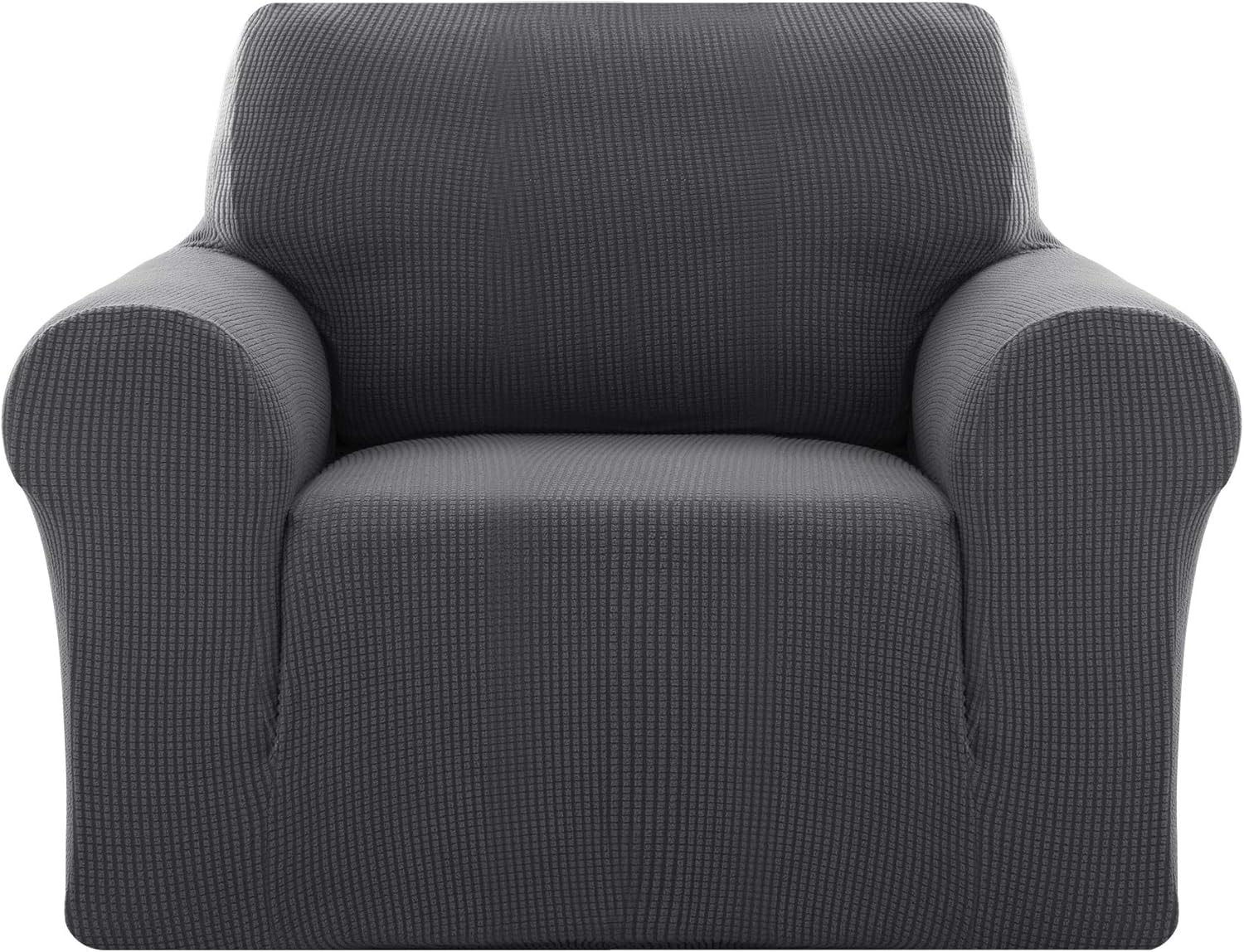 Deconovo Covers For Sofa Fitted Spandex Armchair Covers Sofa Furniture Protector Slipcover Elastic Fabric Jacquard Stretch Anti Wrinkle Slip Resistant Couch Cover Chair Grey Amazon Co Uk Kitchen Home