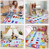 Pauwer Kids Play Rug 100x150cm ABC Numbers Shapes Educational Carpet view 7