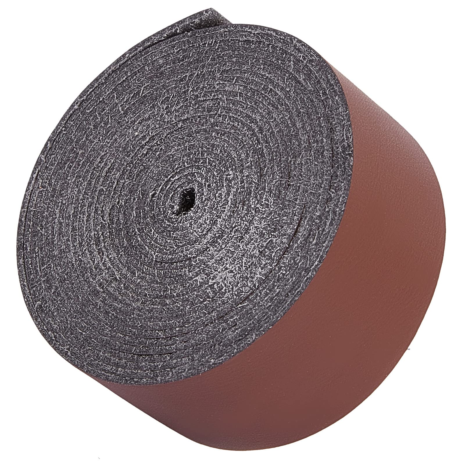 GORGECRAFT 1 Inch Wide Leather Strap 79 Inch Long Leather Strips Matte Saddle Brown Flat Imitation Leather Cord Thread Belt for Bags Furniture Handles Neckalce Bracelet Jewellery Making DIY Crafts