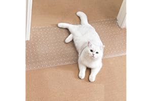 Uross Carpet Protector for Pets - Cat Carpet Protector for Doorway, Anti Scratch Under Door Cat Scratch Protector Mat, Easy t