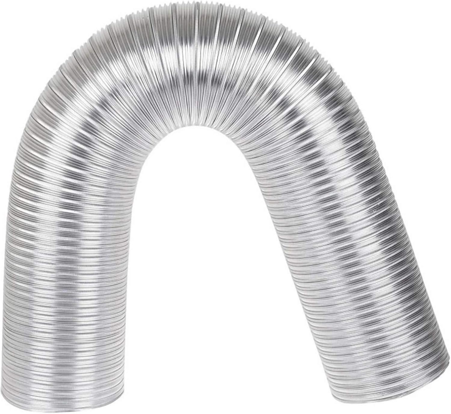 6.3" Aluminium Flexible Exhaust Duct Pipe for Kitchen Chimney, Extended