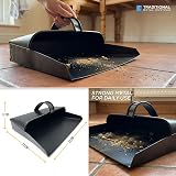 TDBS The Dustpan and Brush Store Traditional Large Metal Dustpan 12 Inch Wide view 6