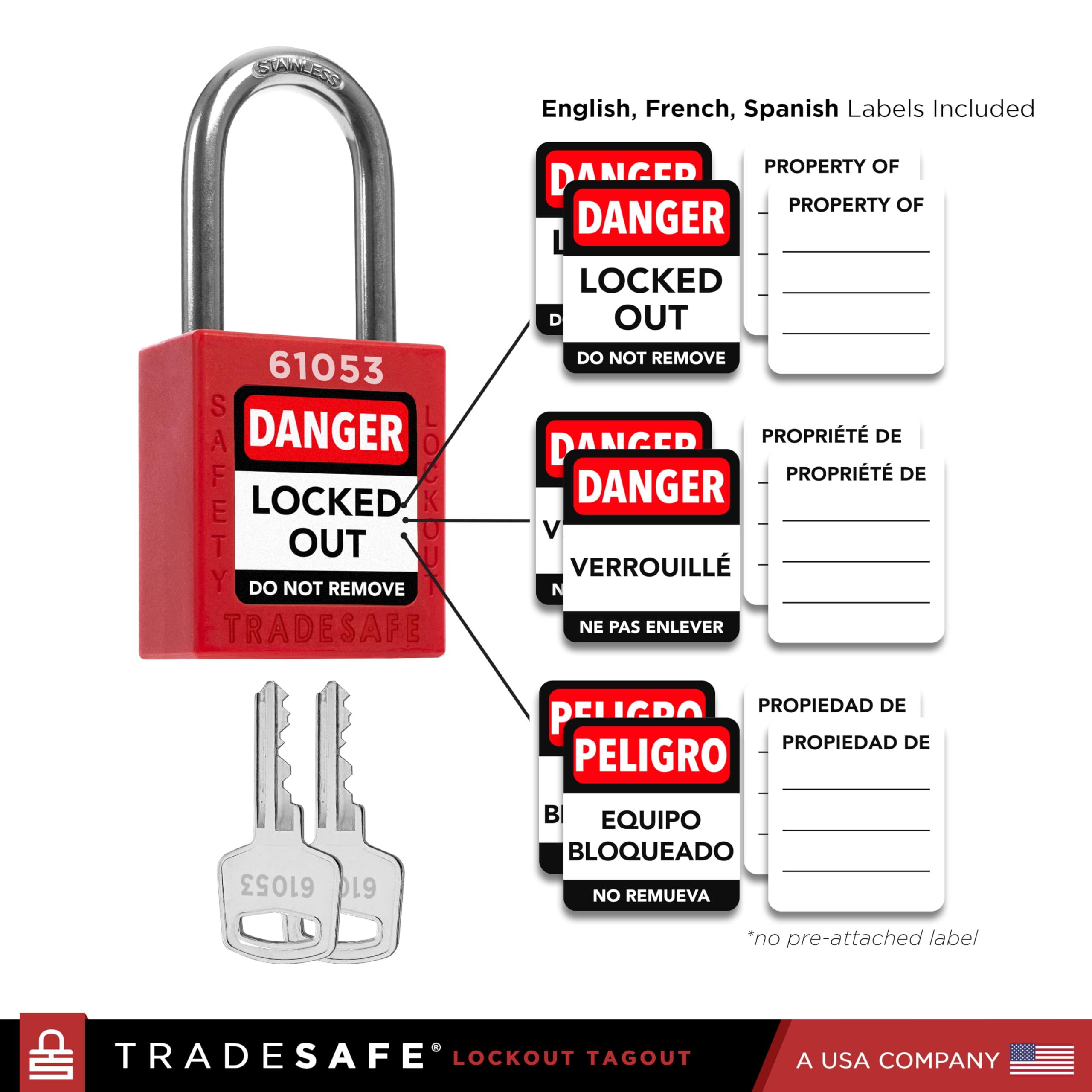 Mua TRADESAFE Lockout Tagout Station with Loto Devices - 14 Pack Safety ...