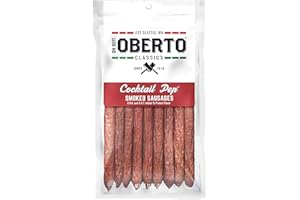 Oh Boy! Oberto Classics Cocktail Pep Smoked Sausages, 12 Ounce