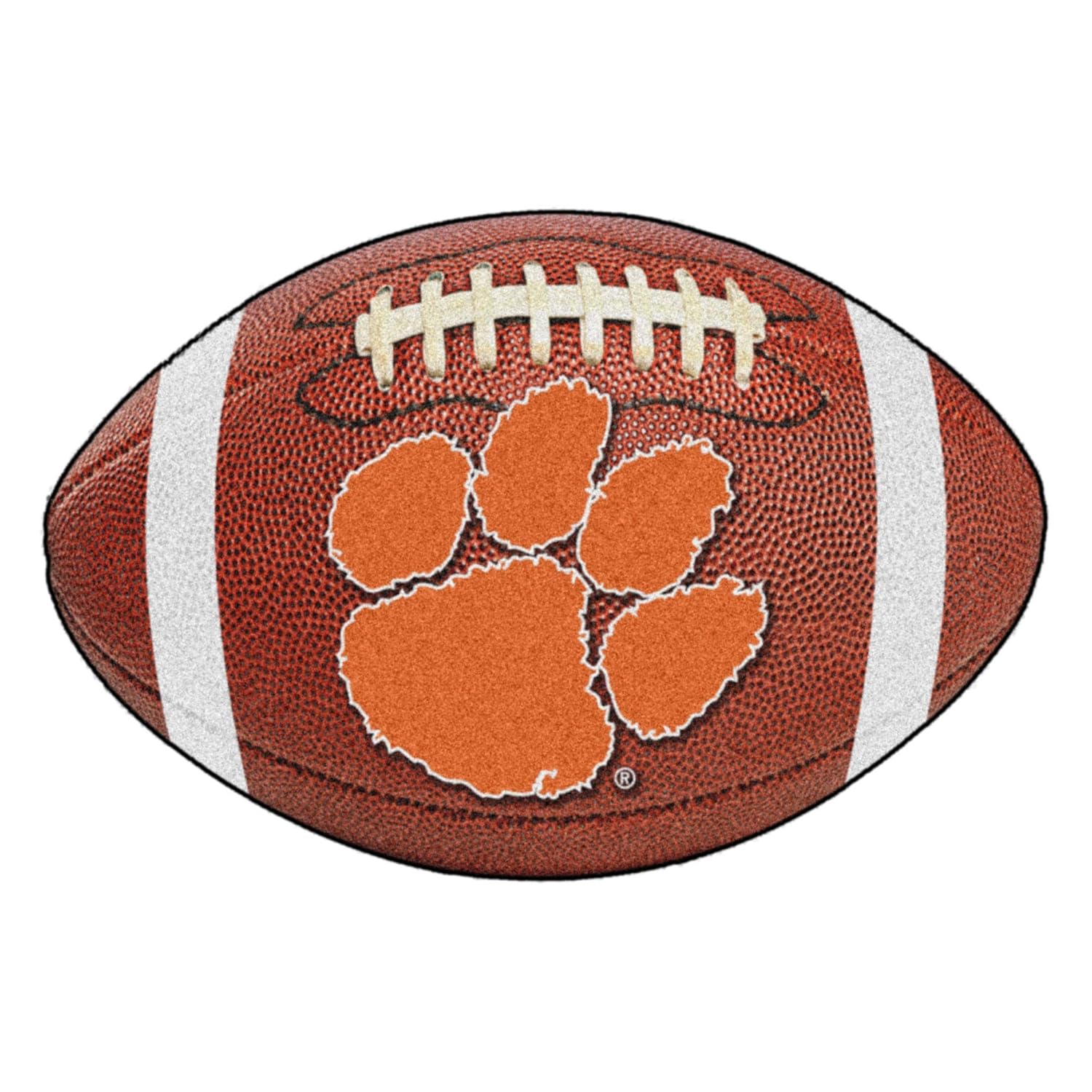 Fanmats Clemson Tigers Football Shaped Mats