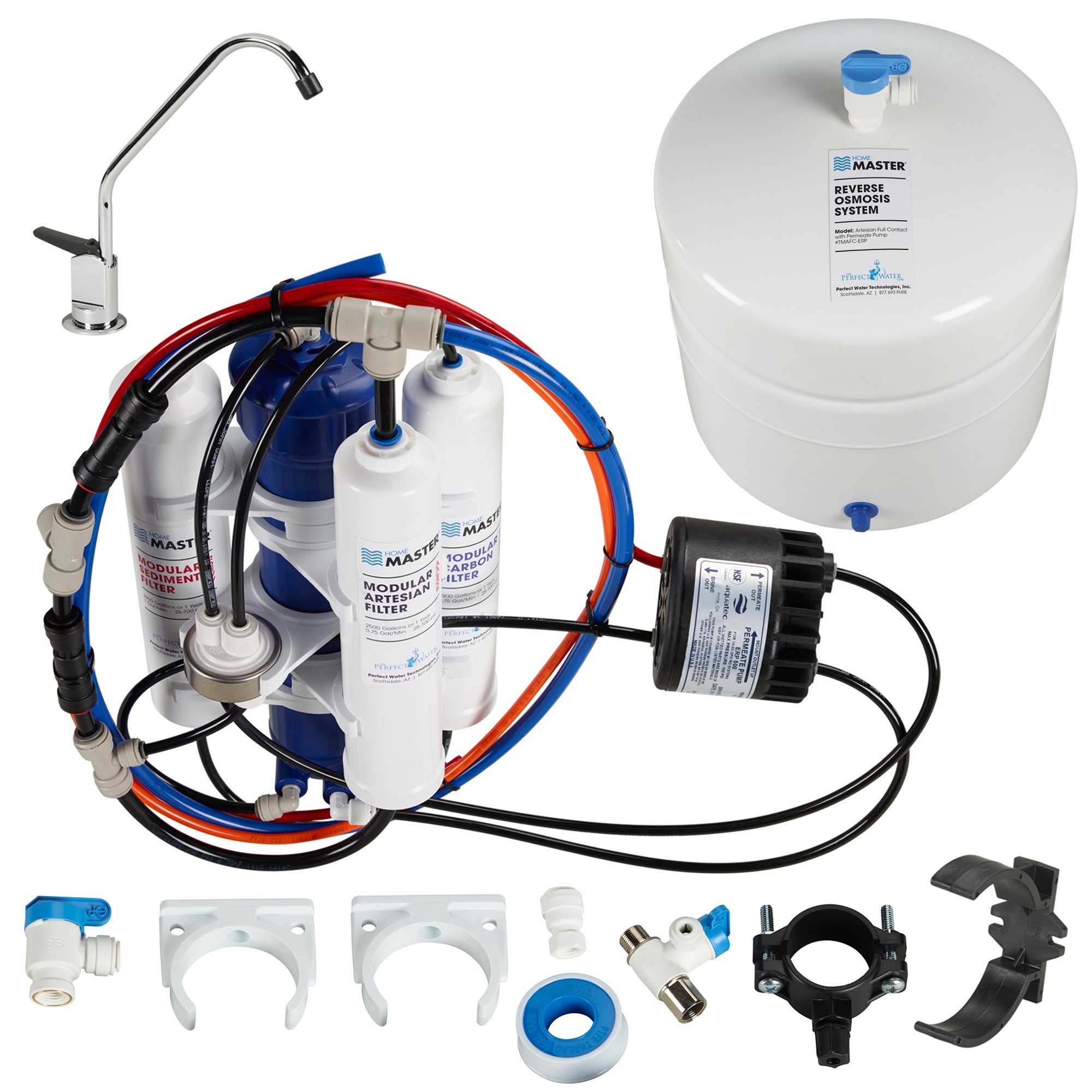 Home Master TMAFC-ERP Artesian Full Contact Undersink Reverse Osmosis Water Filter System
